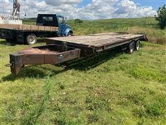 1982 Pintle Hitch 20’ With 5’ Dovetail T/A Flatbed Trailer 