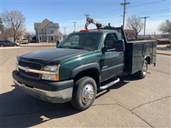 2004 Chevrolet 3500 4x4 Service Truck 