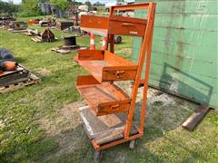 4 Shelf Rack On Castors 