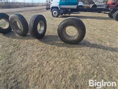 Goodyear G124 10.00R20 Split Rims & Radial Tires 