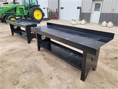 Kit Containers 90” Industrial Steel Work Benches 