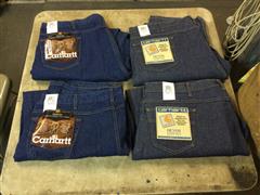 Carhartt 46x30 Boot Cut & Traditional Fit Jeans 