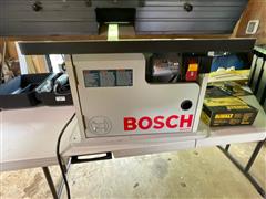 Bosch Router Table, Porter Cable Plate Joiner & Misc 