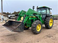 1989 John Deere 3155 MFWD Tractor W/Loader 