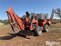 DitchWitch 7510 4x4 Trencher W/Backhoe & Backfill Blade 