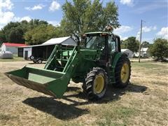 2014 John Deere 6125M MFWD Tractor 