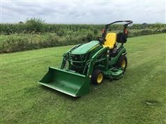 2018 John Deere 1025R Utility Tractor 