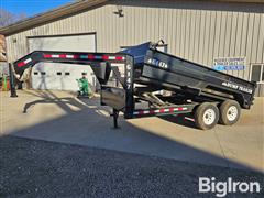 2024 Industrias America G147 T/A Gooseneck Hydraulic Dump Trailer 