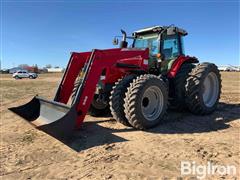 2013 Massey Ferguson 7624 Dyna-6 MFWD Tractor W/Loader 