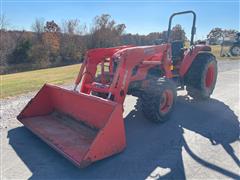 2017 Kubota M7060D MFWD Tractor W/Loader 