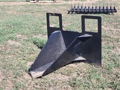 Kit Container Stump Puller Skid Steer Attachment 
