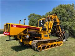 1983 Hoes 522 Super-Gigant Tracked Trencher/Tile Machine 