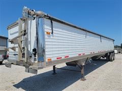 2008 Timpte Super Hopper T/A 42' Aluminum Ag Hopper Grain Trailer 