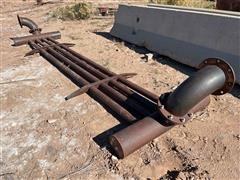Cattle Guard With Flow Through Pipe 