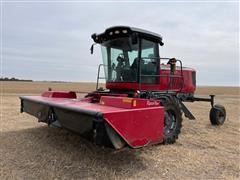 2013 Massey Ferguson Hesston WR9760 Self-Propelled Swather W/16' Discbine Razor Bar 