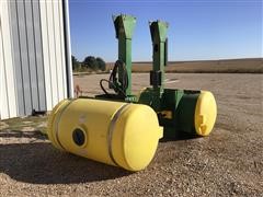 300-Gal Saddle Tanks On JD Mounting Brackets 