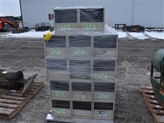 Pallet Of Metal Bolt Bins 