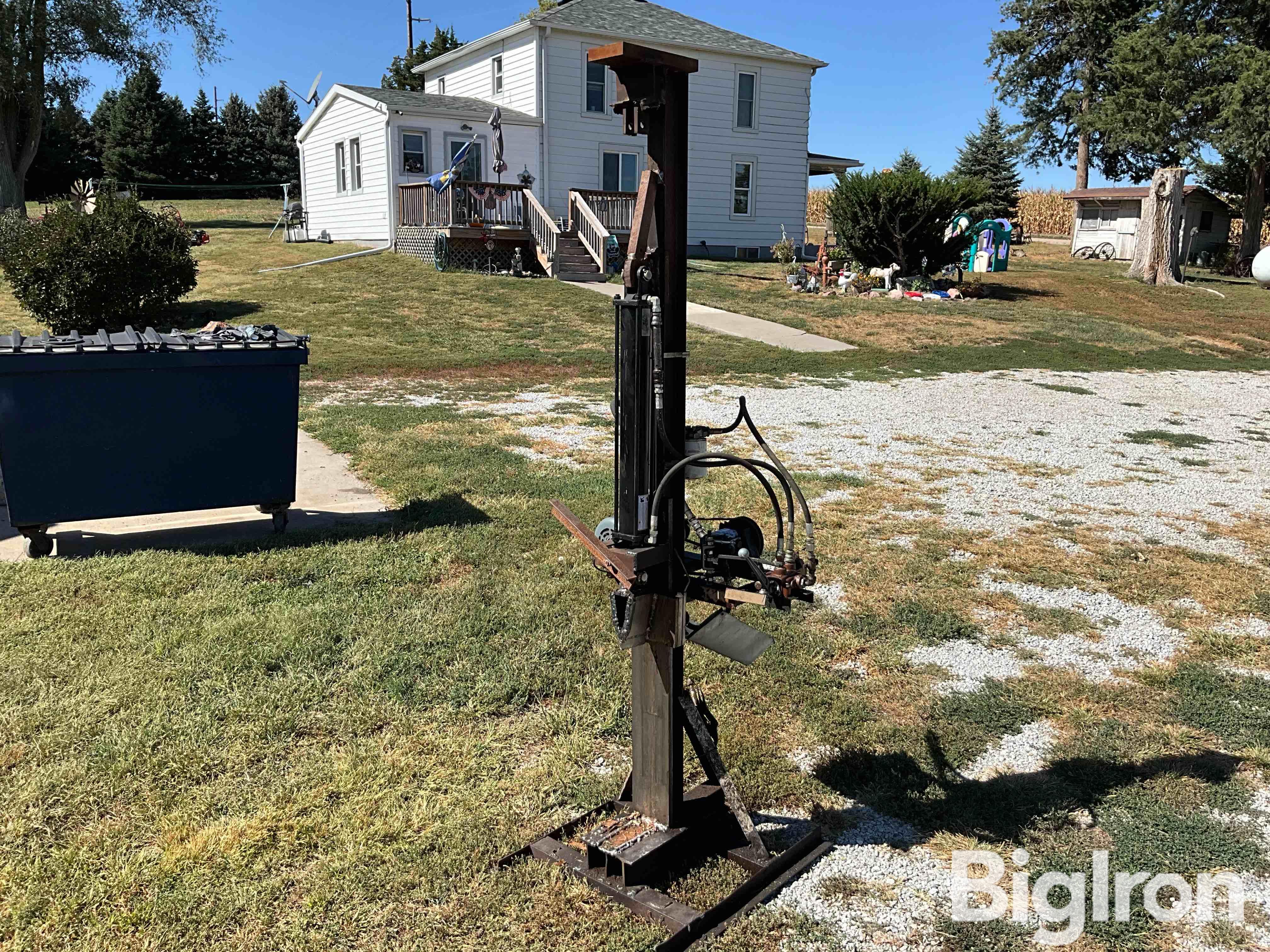 Shop Built Vertical Electric Log Splitter 