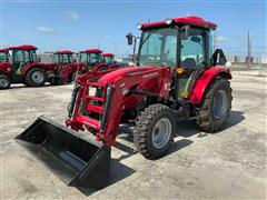 2023 Mahindra 2670 PST CAB Compact Utility Tractor W/Loader 