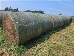 Round Alfalfa Bales 