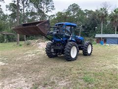 2002 New Holland TV140 4WD Bi-Directional Tractor 