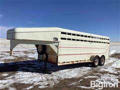 1991 Diamond D Pro Series 20' Livestock Trailer 