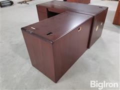 Hon 2 Piece Wood Office Desk 