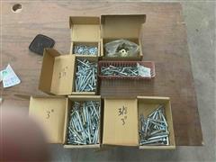 5/16” Bolts, Washers, Lock Washers 