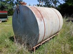 1000 Gallon Tank On Skid 