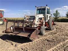 1979 Case 2090 2WD Tractor W/90 Loader & Grapple 