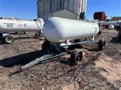 1000-Gallon Anhydrous Ammonia Tank 