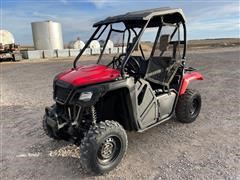 2018 Honda SXS500 M Pioneer 500 4x4 UTV 