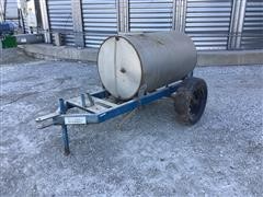 Stainless Steel Chemigation Tank On Cart 