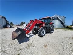 2014 Case IH Puma 160 MFWD Tractor W/Loader 