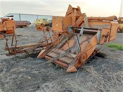 1957 Allis-Chalmers 66 Pull-Type Combine W/Windrow Attachment 