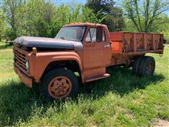 1975 Ford F600 S/A Dump Truck 