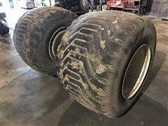 Firestone 48x31.00-20 Tires W/10 Bolt Rims 