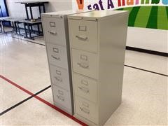 HON 4-Drawer File Cabinets 
