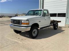 1996 Ford F350 4x4 Cab & Chassis 