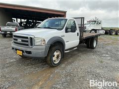 2005 Ford F450 Flat Bed Truck 