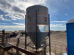 Cone Bottom Grain Bin 