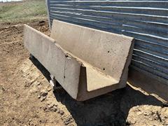 8’ Concrete Feed Bunk 