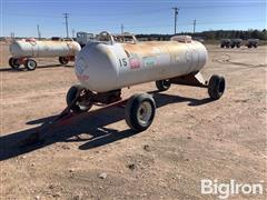 1,000-Gallon NH3 Tank On Running Gear 