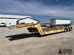 1979 Load King 42' Tri/A Folding Neck Lowboy Trailer 