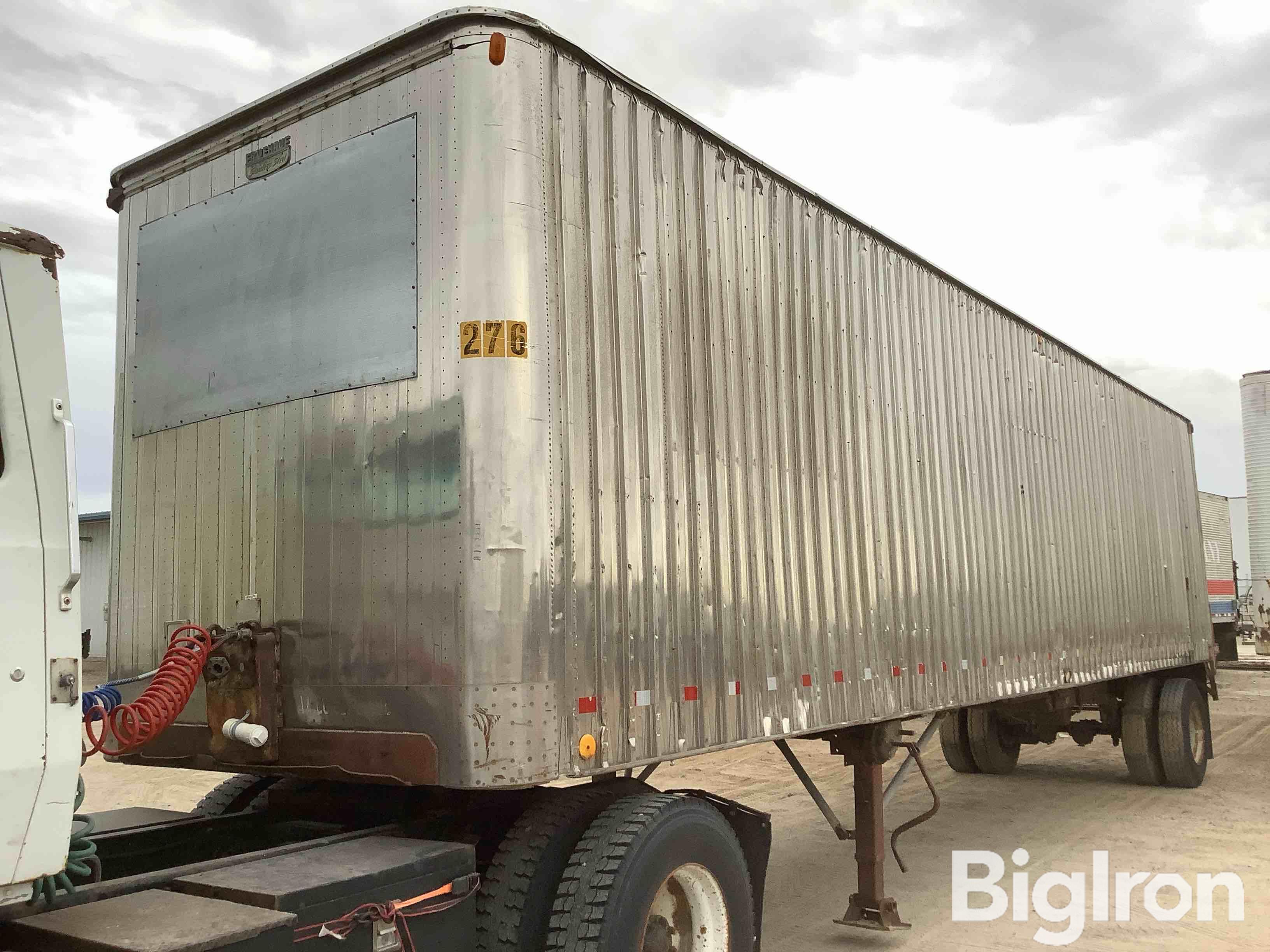 1957 Fruehauf Enclosed Aluminum Trailer 