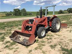 1985 Massey Ferguson 240 2WD Tractor W/Loader & Blade 