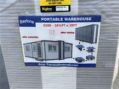 2023 Bastone 0208-16 1/2FT X 20FT Portable Warehouse 