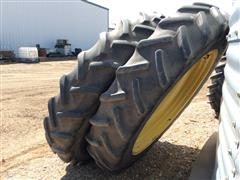 Goodyear DT800 380/90R50 Tires & John Deere Rims 