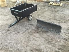 Agri-Fab Utility 10 ATV/Lawn Tractor Dump Cart 