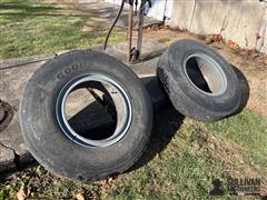 Goodyear 10.00R20 Tires On Rims 